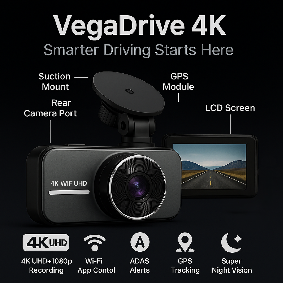 VegaDrive - 4K Full HD Smart Dash Cam