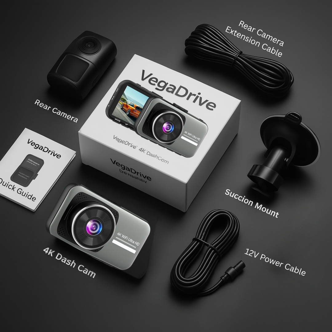 VegaDrive - 4K Full HD Smart Dash Cam